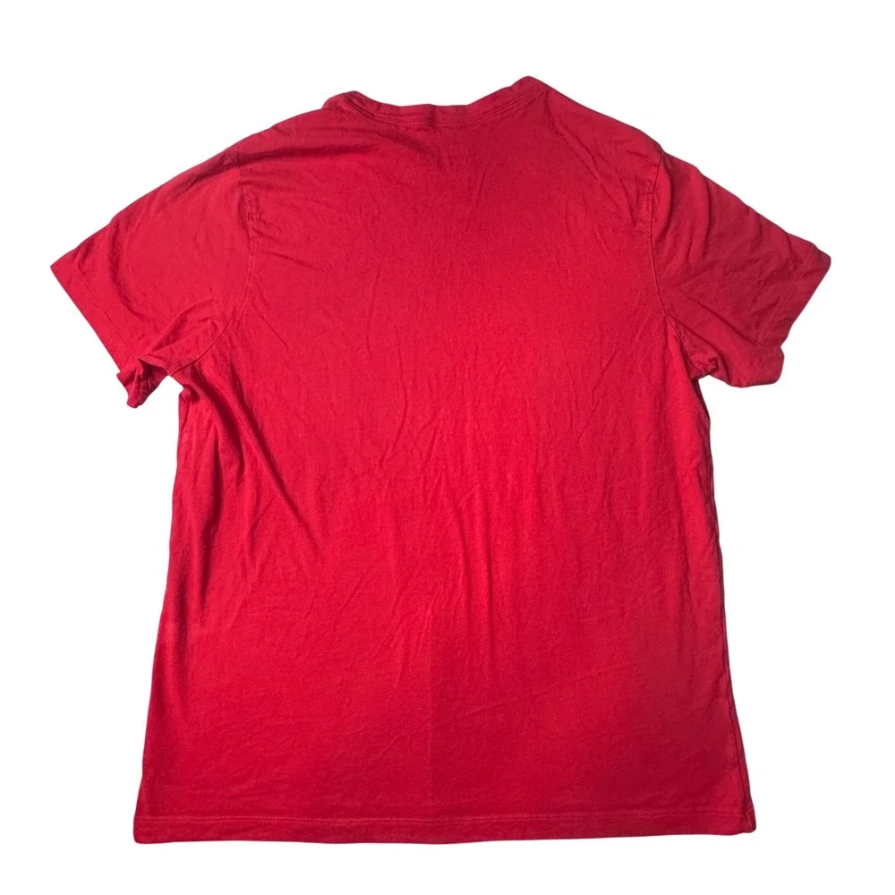 Nike T-Shirt Mens XL Red Just Do It Graphic Short Sleeve Cotton DZ2989-657 Tee